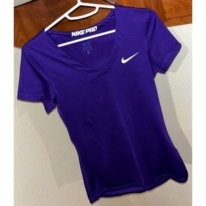 Nike Pro dri-fit v neck